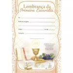 LEMBRANÇA 1ª EUCARISTIA COM TEXTO