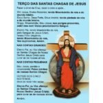 CARTÃO POSTAL DAS SANTAS CHAGAS DE JESUS