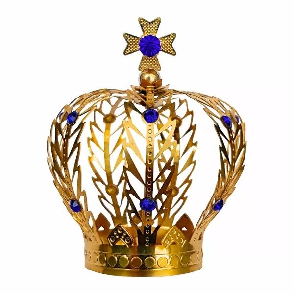 15193237640-di-249.jpg COROA Nº5 9X4,5CM PARA IMAGENS DE 50CM