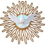 DIVINO ESPIRITO SANTO EM MDF PARA PAREDE