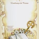 LEMBRANÇA DE CRISMA SEM TEXTO