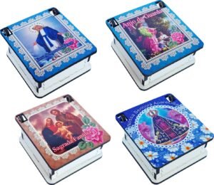 CAIXA MDF PARA TERÇO COM SANTOS