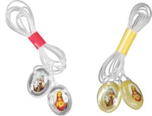 ESCAPULÁRIO MADRE PÉROLA SILICONE