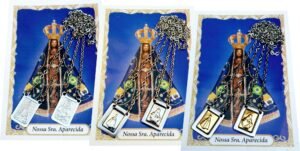 ESCAPULÁRIO AÇO INOX APARECIDA ENCARTELADO