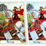 ESCAPULÁRIO AÇO INOX S JORGE ENCARTELADO