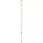 TERÇO PÉROLA PESCOÇO 3MM F OURO