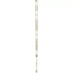 TERÇO DOURADO PESCOÇO 3MM F OURO