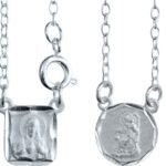 ESCAPULÁRIO FOLHEADO PRATA VÁRIOS MODELOS