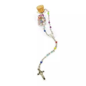 TERÇO GARGANTILHA COLORIDO - GARRAFINHA