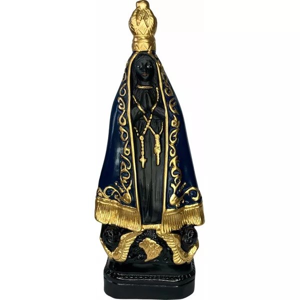 IMAGEM APARECIDA SEM MANTO COM CAIXA 32 CM