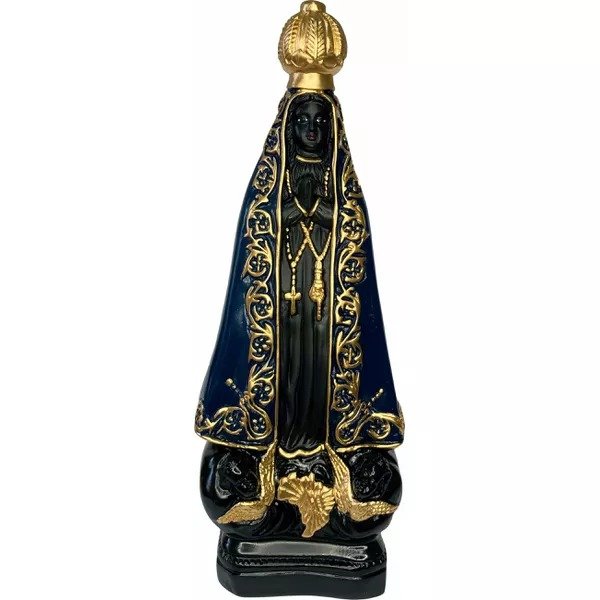 IMAGEM APARECIDA SEM MANTO COM CAIXA 44 CM