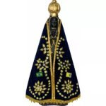 IMAGEM APARECIDA MANTO COM CAIXA 44 CM
