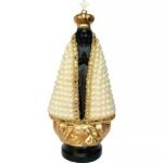 IMAGEM APARECIDA 18 CM COM PÉROLA