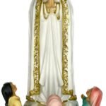 IMAGEM N. SENHORA DE FÁTIMA COM PASTORES 30CM