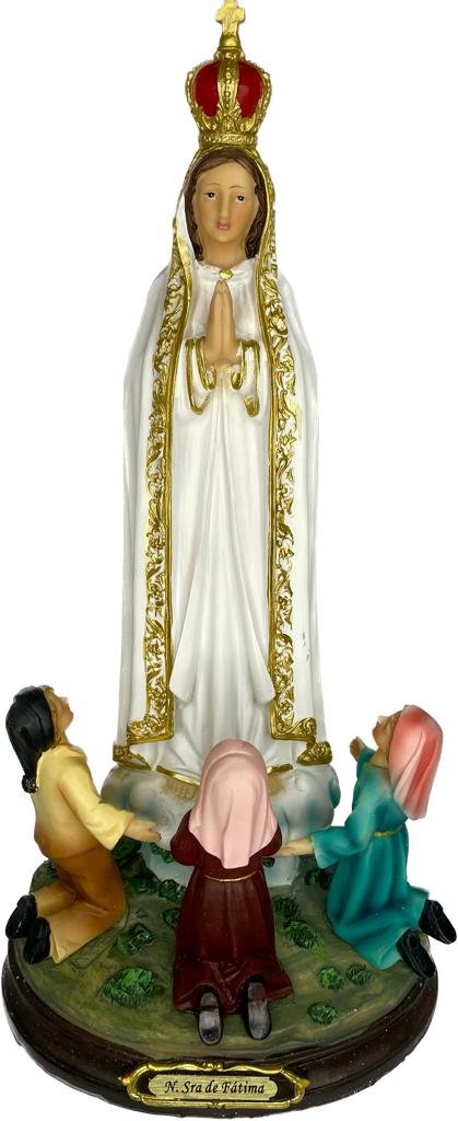 15200391032-ir-112.jpg IMAGEM N. SENHORA DE FÁTIMA COM PASTORES 30CM