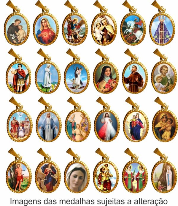 MEDALHA OVAL PEQUENA