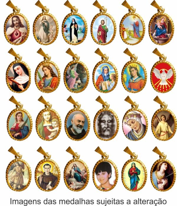 MEDALHA OVAL PEQUENA