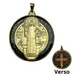 MEDALHA SÃO BENTO RESINADA 30 MM