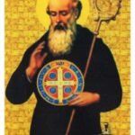 MEDALHA SÃO BENTO COM TEXTO