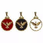 MEDALHA DIVINO GRANDE RESINADA