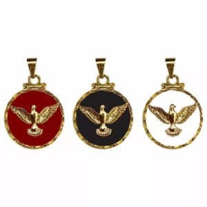 MEDALHA DIVINO GRANDE RESINADA