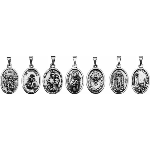 MEDALHA OVAL NÍQUEL VELHO