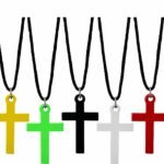 CORDÃO COM CRUZ - VÁRIAS CORES