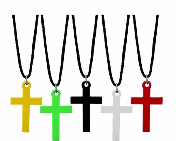 CORDÃO COM CRUZ - VÁRIAS CORES