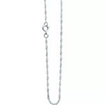 CORRENTE FOLHEADA A PRATA