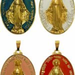 MEDALHA MILAGROSA RESINADA 45 MM