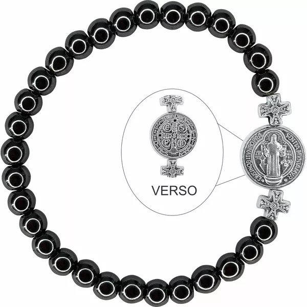 PULSEIRA SÃO BENTO HEMATITA  6 MM