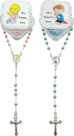 TERÇO PÉROLA INFANTIL MEU PRIMEIRO TERÇO