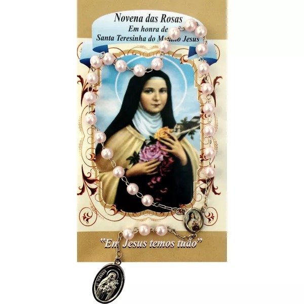 TERÇO DE SANTA TEREZINHA PEROLA