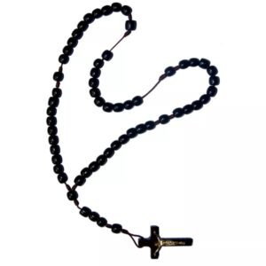 TERÇO DE MADEIRA PESCOÇO ELÁSTICO