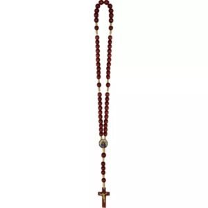 15208178693-tm-36.jpg TERÇO MADEIRA NO CORDÃO SANTA CHAGAS