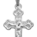 CRUCIFIXO ROMANO PRATEADO PEQUENO