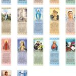 MARCA PAGINA COM SANTO