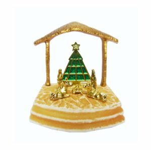 15237201321-pn-301.jpg MINI PRESÉPIO CABANA BASE RESINA