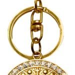 CHAVEIRO APARECIDA COM STRASS REDONDO