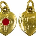 MEDALHA AGNUS DEI DOURADA