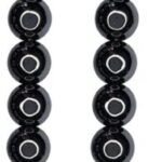 TERÇO HEMATITA 8MM NO CORDÃO SÃO BENTO OVAL