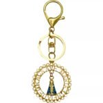 CHAVEIRO APARECIDA COM STRASS AVE MARIA