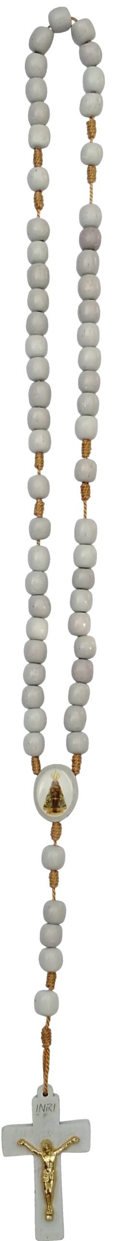 TERÇO MADEIRA BRANCO