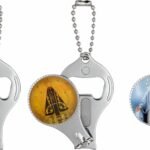 CHAVEIRO CORTA UNHA COM SANTO