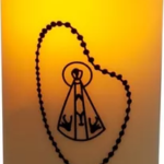 VELA A PILHA 11x5 CM - APARECIDA NO TERÇO