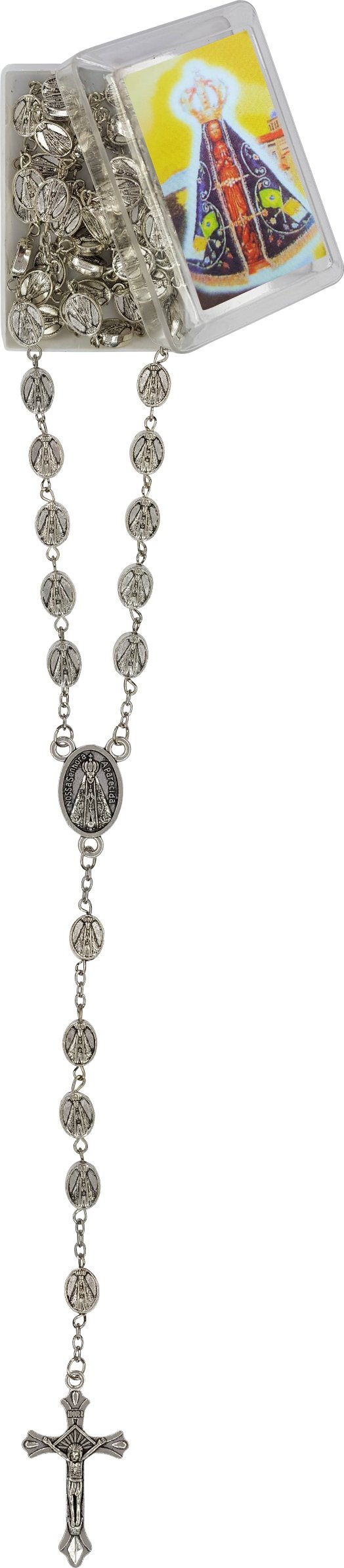 TERÇO METAL NOSSA SENHORA APARECIDA IMP