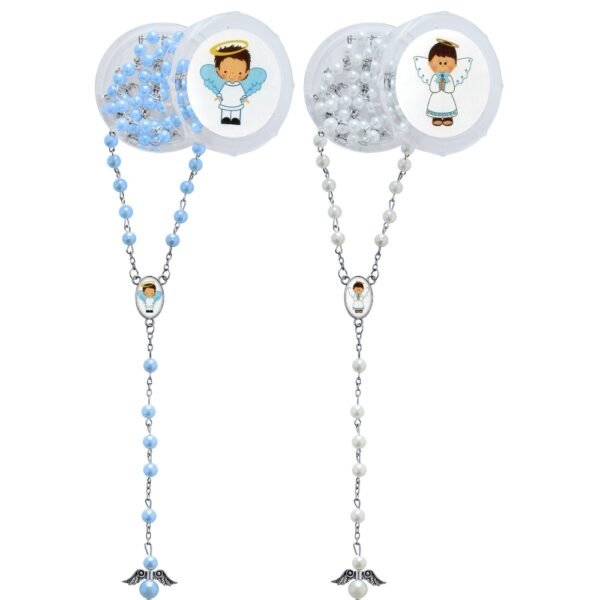 TERÇO PÉROLA 6MM INFANTIL MENINO