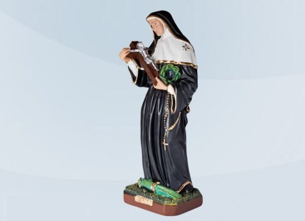 15259445578-583g.jpg IMAGEM N SENHORA APARECIDA COM BASE MADEIRA 8 CM