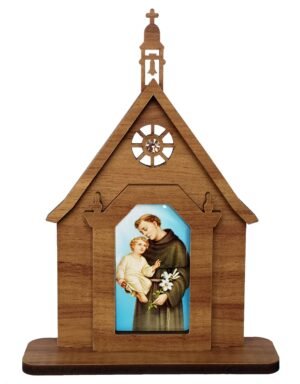 CAPELA MDF COM STRASS 15X21 CM