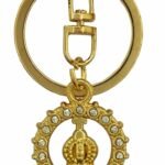 CHAVEIRO MOSQUETÃO NOSSA SENHORA APARECIDA COROA STRASS